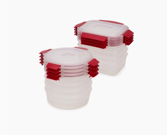 Joseph Joseph Nest Lock 16-Piece Red Container Set - Image 3