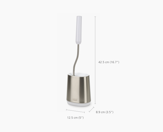 Joseph Joseph Flex Lite Pack of 2 Stainless-Steel Toilet Brushes - Image 7
