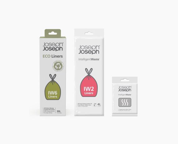 Joseph Joseph Totem Max 60L Replacement Trash Bag & Filter Accessory Pack - Image 3