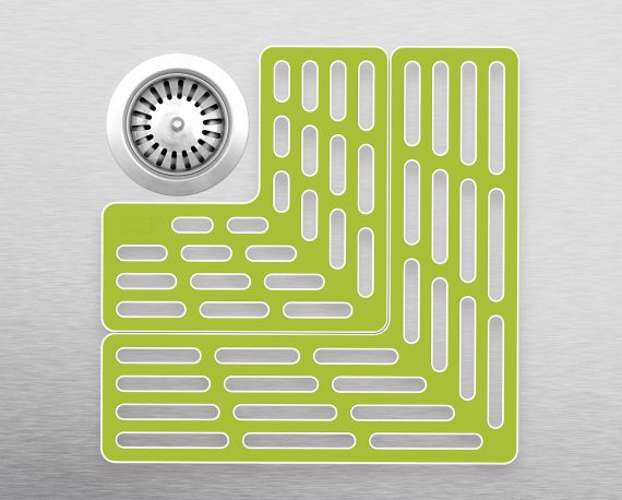 Joseph Joseph Sink Saver Gray Adjustable Sink Mat - Image 5